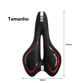 Selim de Bicicleta em Gel Riderace - Pedal Trek