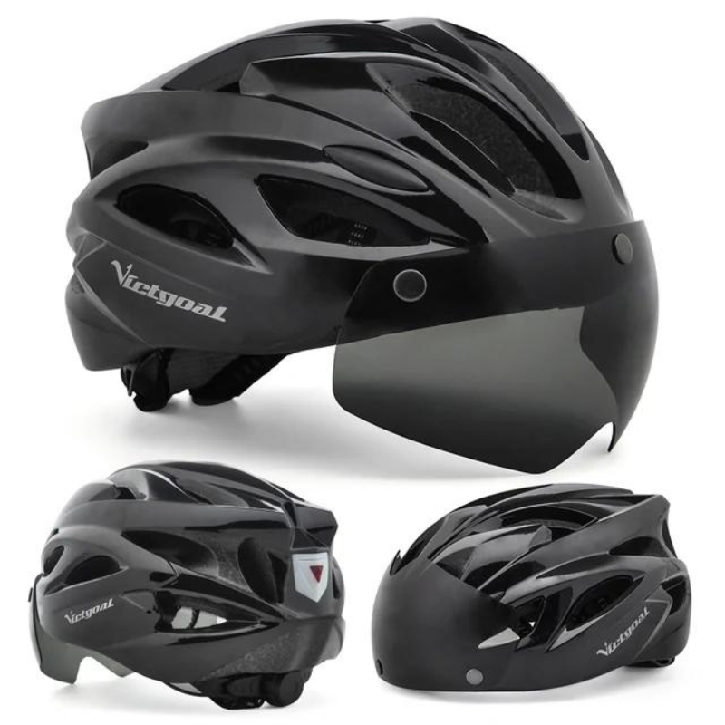 Capacete de Ciclismo com LED - VICTGOAL