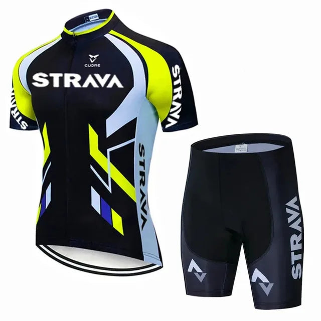 Conjunto de Ciclismo Masculino Strava Performance