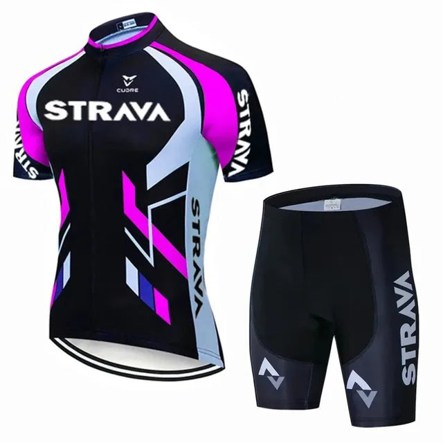 Conjunto de Ciclismo Masculino Strava Performance