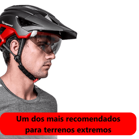 Capacete Ciclismo Mtb em LED