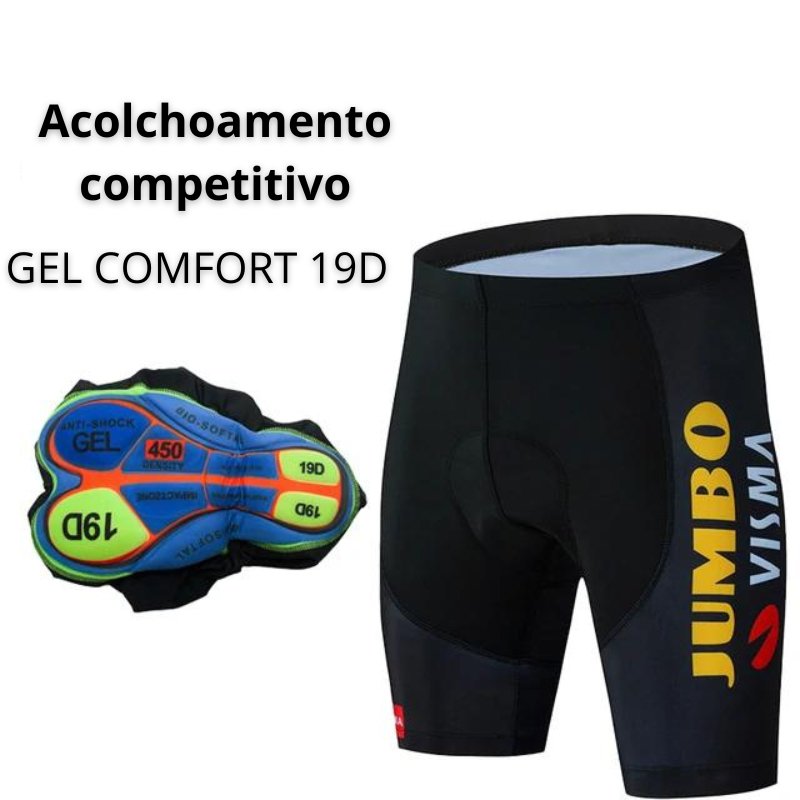 Bermuda Ciclismo com Gel - Pedal Trek